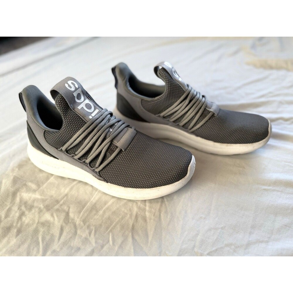 Adidas Lite Racer Adapt 7.0 Gray Slip On Shoes Mens Size 9 Sneakers
